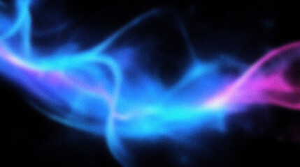 Grain noise texture Abstract wave of flowing, light patterns with blue and pink hues