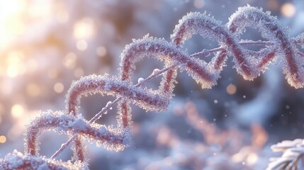 A genome editing in a cuttingedge genetics lab with bokeh effects, showcasing realtime genetic editing and futuristic scientific advancements