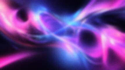 Grain noise texture Purple, blue, and pink hazy, ethereal abstract waves and nebulas