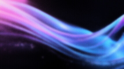 Grain noise texture Soft, dreamy, blurred wave of pink and blue colors
