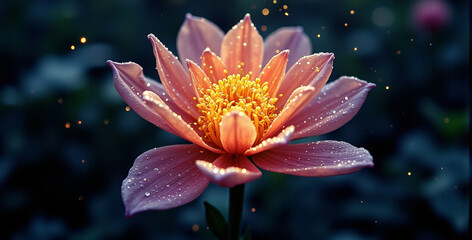 Enchanting Pink Lotus Flower