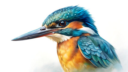 Fototapeta premium Close-up of a lilac-breasted roller king-fisher bird with blue feathers and a vibrant beak in the wild