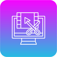 Clip editing Icon