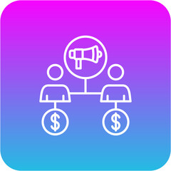 Affiliate marketing Icon