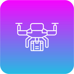Drone delivery Icon