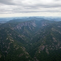 Naklejka premium view from the mountain