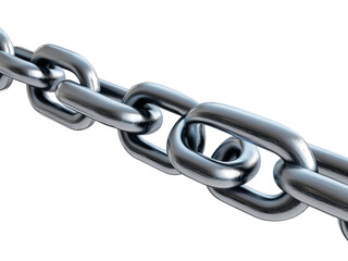 Obraz premium Black Metal Chain Close-Up