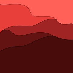 red background with lips