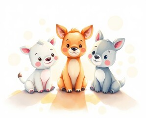 animal, cartoon, dog, vector, pet, illustration, cat, mouse, cute, fun, funny, toy, puppy, character, mammal, baby, horse, smile, animals, farm, icon, happy, brown, art, mice