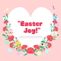 a fairytale illustration design showing Easter