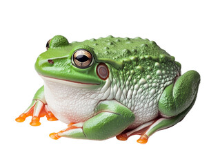 Obraz premium Frog, white isolate background