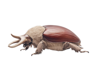 Beetle, white isolate background