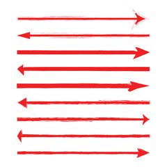 Fototapeta premium grunge arrow vector. grunge arrow brush. grunge arrow paint