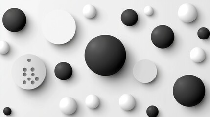 Abstract black and grey background with smooth 3D flowing gradient shapes, perfect for modern design banners.