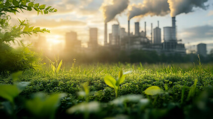 A concept of eco-friendly energy in industrial gas separation, promoting sustainability, energy efficiency, and reduced carbon emissions