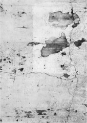 Large vector halftone concrete wall texture with a transparent background