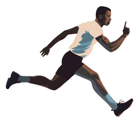 Fototapeta premium PNG Athletics jumping determination competition.