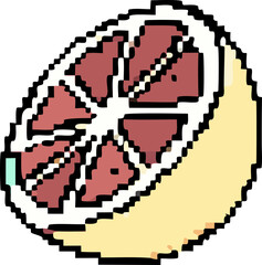 Obraz premium fruit pixel style illustration svg