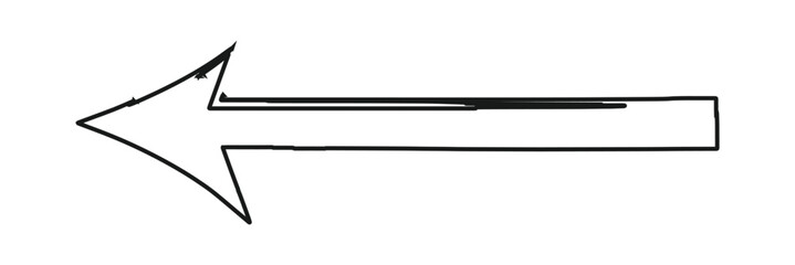 Long arrow icon. flat style Arrow symbol.