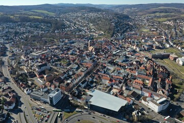 Bad Hersfeld aus der Luft | Die Stadt Bad Hersfeld in Hessen aus der Vogelperspektive