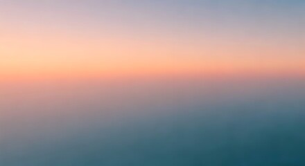 Fototapeta premium A calm, foggy background transitioning from dusky rose to soft steel blue, AI Generated