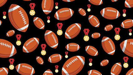 Ball seamless pattern background. Ball illustration pattern. Ball background. Perfect for fabrics, textile, wallpaper, and decor. 
