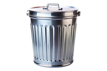 Trash can isolated on transparent Background 