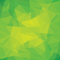 Green abstract polygon background. abstract low poly background of triangles in green colors. modern geometric background