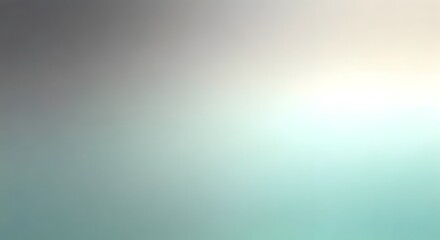 A misty gradient blending from steel gray to a soft, glowing pastel mint, AI Generated