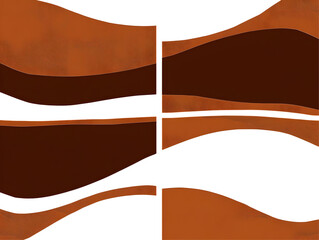 Obraz premium Abstract Wave Background Dark and Light Brown Texture Pattern Design