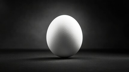 Single egg, studio shot