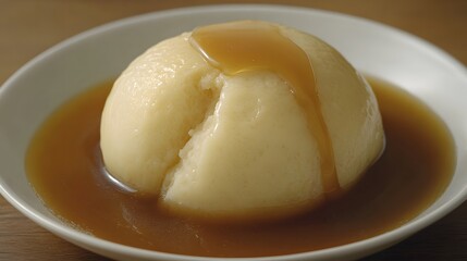 Creamy Mashed Potatoes with Rich Brown Gravy