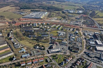 Bad Hersfeld aus der Luft | Die Stadt Bad Hersfeld in Hessen aus der Vogelperspektive