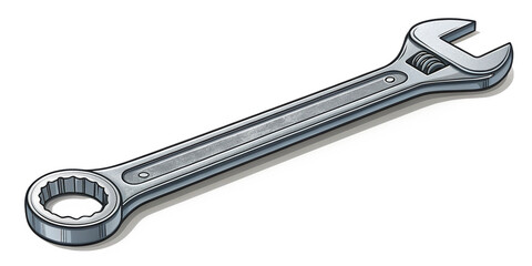 Realistic Repair Wrench Illustration - High-Quality Tool Icon Isolated on Transparent Background

Professional Wrench Illustration - Vector Repair Tool for Mechanical and Industrial Design
