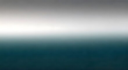 Obraz premium A tranquil, misty landscape fading from silver gray to deep teal, AI Generated