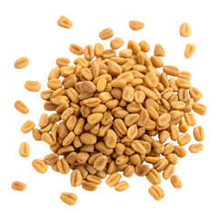 Fenugreek Seeds Isolated Top View