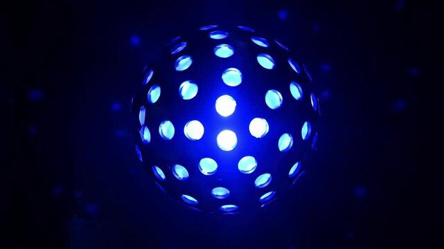 blue disco ball