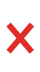 Red X Icon.