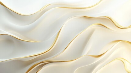 Obraz premium A simple white and gold anniversary background with subtle glowing effects.