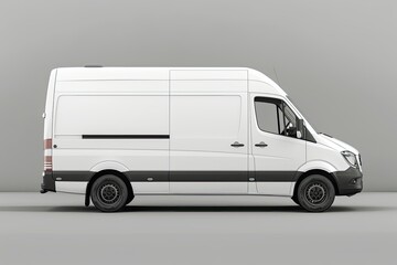 Vibrant Color Picture of Van Vehicle Branding Mockup