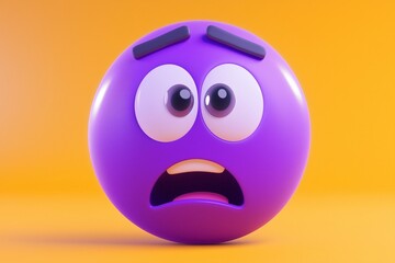 Fototapeta premium Expressive emoji for incorrect channel posts in workplace chats