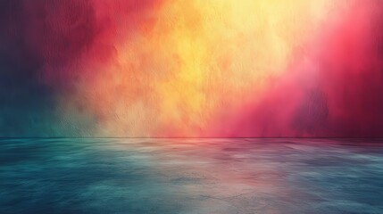 Abstract Colorful Wall and Floor Background