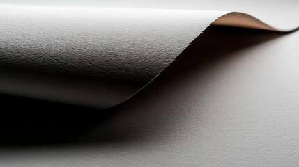 Textured White Paper Background  Curl  Abstract  Minimalist Design