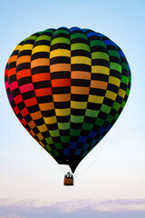 Fototapeta premium hot air balloon in flight