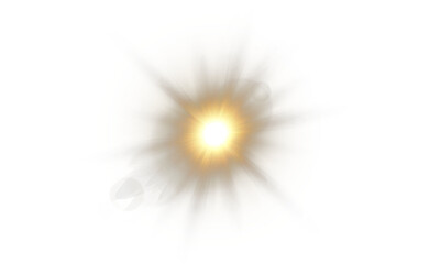 PNG Flash light transparent sunlight special lens flare light effect. Stock royalty free image.	