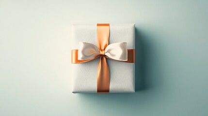 Wrapped gift, top view