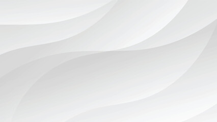 abstract white background with flowing lines decoration