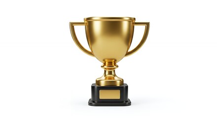 A Gleaming Golden Trophy: Symbol of Achievement and Victory