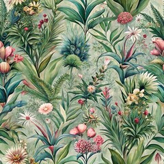 Obraz premium seamless floral pattren design for fabrics and marbals 