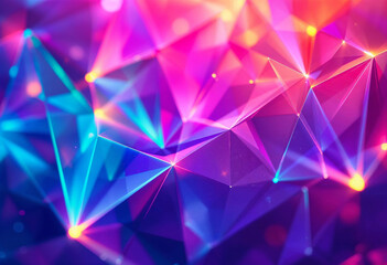 "Illuminated Geometric Shapes with Abstract Glow &ndash; Futuristic Light Design and Minimalistic Aesthetic"

